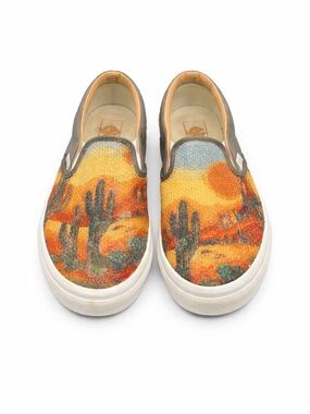 Vans Desert Cactus Slip On Western Y2K Indie Sleaze Skater Shoes- 7